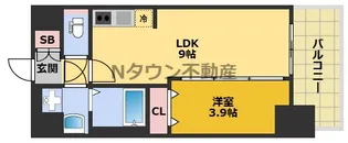 アドバンス名古屋アウリィ【8階】の間取り
