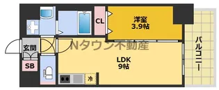 アドバンス名古屋アウリィ【5階】の間取り