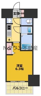 MAXIV大須観音【507号室】の間取り