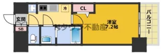 アドバンス名古屋アウリィ【7階】の間取り