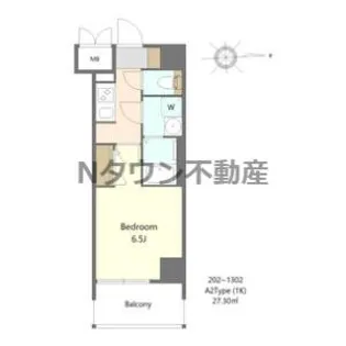 S-RESIDENCE名駅北alesia(アレシア)【13階】の間取り
