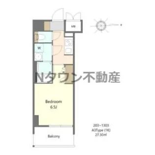 S-RESIDENCE名駅北alesia(アレシア)【6階】の間取り