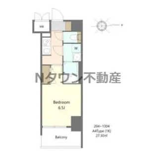 S-RESIDENCE名駅北alesia(アレシア)【11階】の間取り