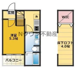 エメテラス【2階】の間取り