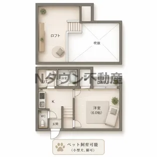 Creo庄内通七番館【1階】の間取り