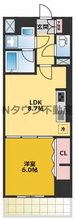 パルファン ドゥ ジョア【5階】の間取り