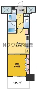 アロームドゥジョア【8階】の間取り