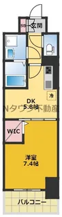 グランパークタワー【6階】の間取り