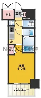 プレサンスNAGOYAシティオ【10階】の間取り