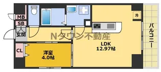 古出来エンブルコート【7階】の間取り