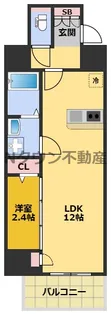 S-RESIDENCE高岳bresa(ブレサ)【2階】の間取り