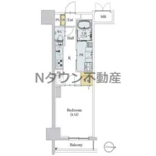 カスタリア新栄Ⅱ【4階】の間取り