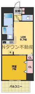 カスタリア新栄Ⅱ【6階】の間取り