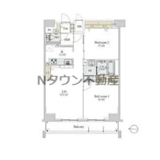 カスタリア新栄Ⅱ【12階】の間取り