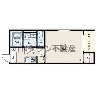 Calm中村公園(カームナカムラコウエン)【2階】の間取り