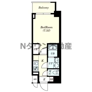 S-RESIDENCE志賀本通North【3階】の間取り
