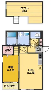 クレインハイツ本陣【2階】の間取り