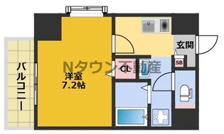 CRECER新栄【5階】の間取り