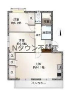 ジーライズ西味鋺B棟【1階】の間取り