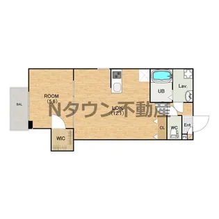 ジーメゾン清須セレーノ【1階】の間取り