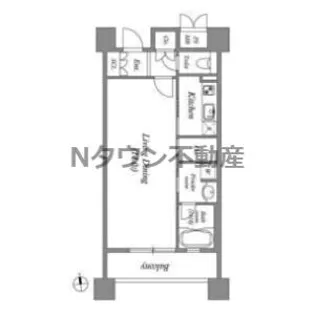 LASANTE東桜【13階】の間取り