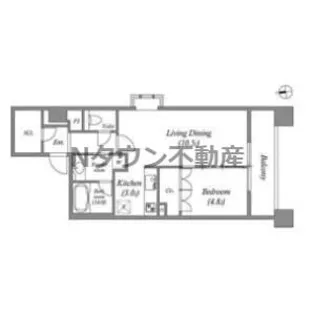 LASANTE東桜【14階】の間取り