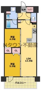 プレサンス ロジェ 庄内通駅前【1003号室】の間取り