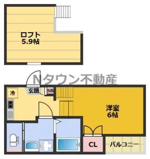 Maison Casablanca【1階】の間取り