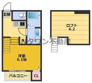 シルバーコート大曽根【202号室】の間取り