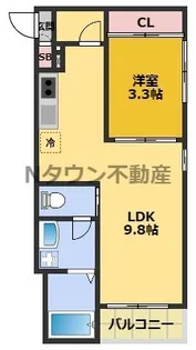 REGALEST中村公園西【3階】の間取り
