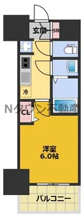 MAXIV名古屋【4階】の間取り