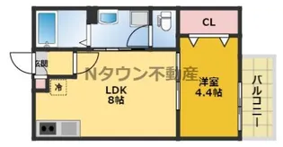 CASA MEDIO(カサメディオ)【1階】の間取り
