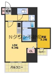 プレリス花の木オルディア【11階】の間取り