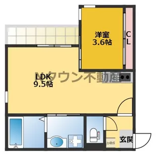 グランティック セジョリ・イーレクス上飯田【202号室】の間取り
