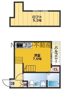 エスポワール車道【1階】の間取り