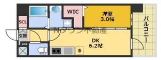 エステムコート名古屋セントリア【15階】の間取り