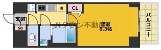 アドバンス名古屋ワイノット【4階】の間取り