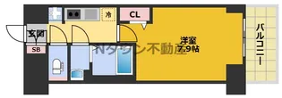 アドバンス名古屋ワイノット【6階】の間取り
