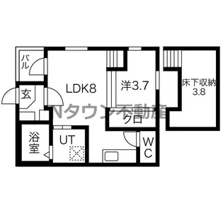 Next StageⅡ【1階】の間取り