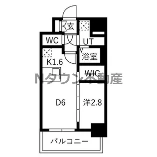 メイクスアート名古屋リニアFRONT【3階】の間取り