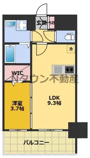 プレリス丸の内オーレル【12階】の間取り