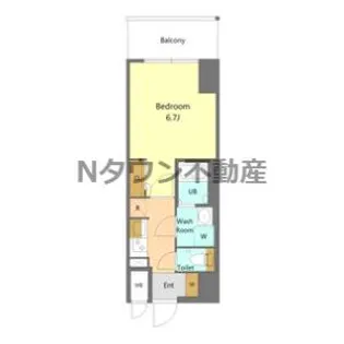 S-RESIDENCE志賀本通dearly(ディアリー)【11階】の間取り