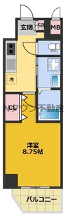 セントフィオーレ新栄【4階】の間取り