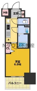プレサンス上前津エレスタ【7階】の間取り