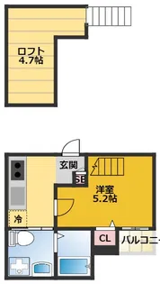 メゾン・ド・カナールⅡ【1階】の間取り