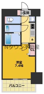 プレリス太閤通セルシア【10階】の間取り