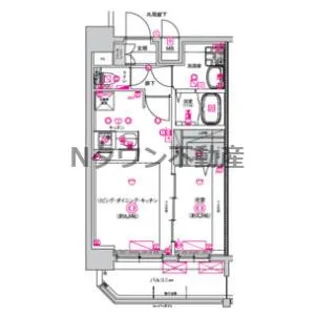CREST TAPP浅間町【12階】の間取り