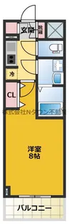 S-RESIDENCE志賀本通North【6階】の間取り