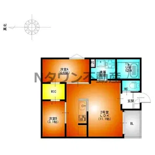 REGALEST草薙町【3階】の間取り