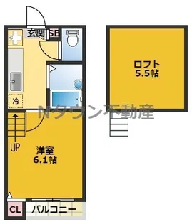コーポなずな【1階】の間取り